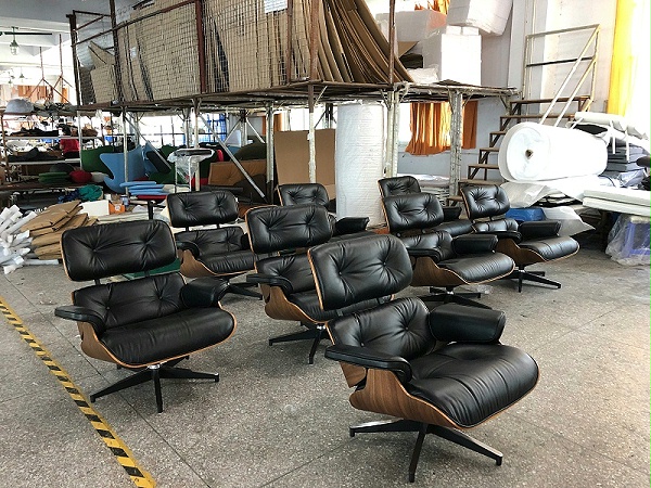 意大利进口全真皮躺椅 伊姆斯躺椅