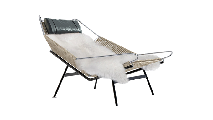 皮耶罗 现代简约旗绳躺椅休闲椅 （Piero Chair）