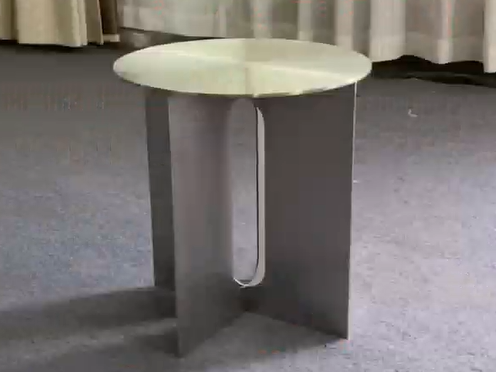 304不锈钢边几——喝茶的有限时光