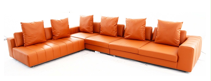 热拉尔  现代简约高端创意转角客厅组合真皮沙发（Gerard Sofa）