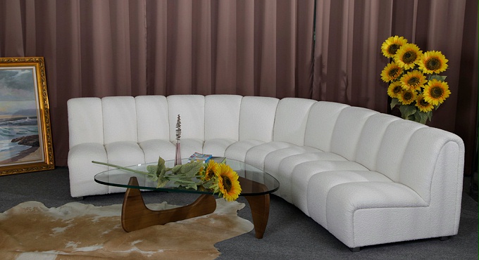 古图索 现代轻奢高端客厅组合布艺沙发（Guttuso Sofa）