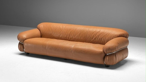客厅真皮沙发 Tacchini Sesann sofa