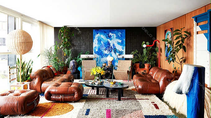 哥佐利 简约风格客厅沙发中古布艺沙发（Gozzdi Sofa）